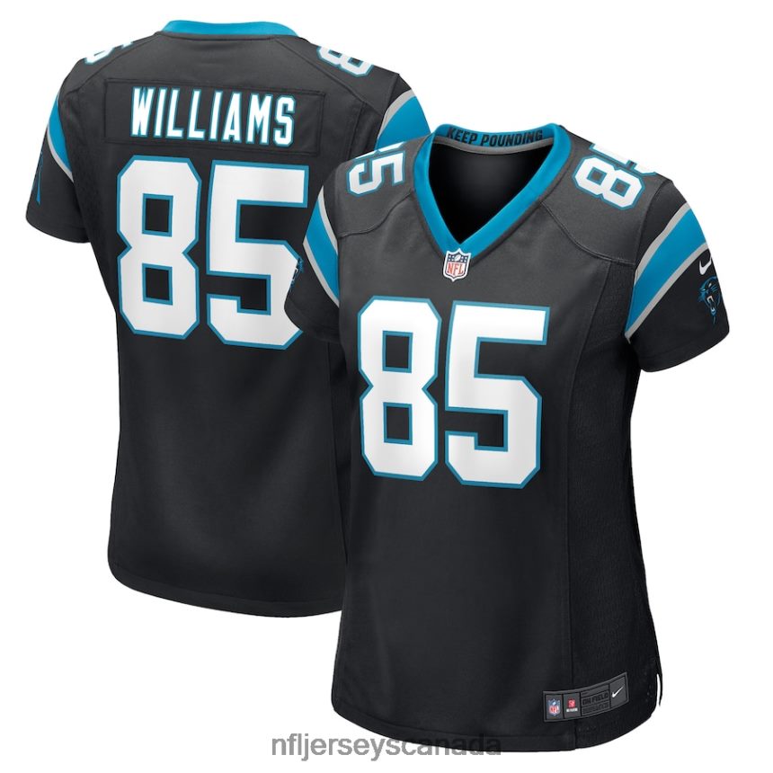 Women Carolina Panthers Preston Williams Nike Black Game Player Jersey Clothing NFL TBXFR65469