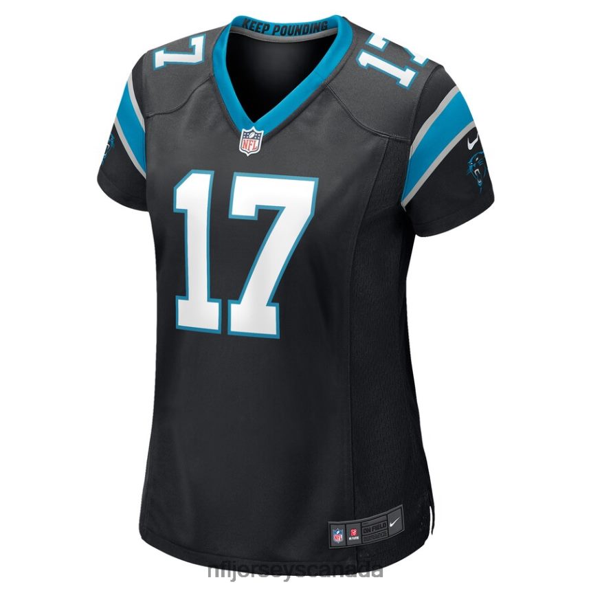 Women Carolina Panthers Rashard Higgins Nike Black Game Player Jersey Clothing NFL TBXFR65482