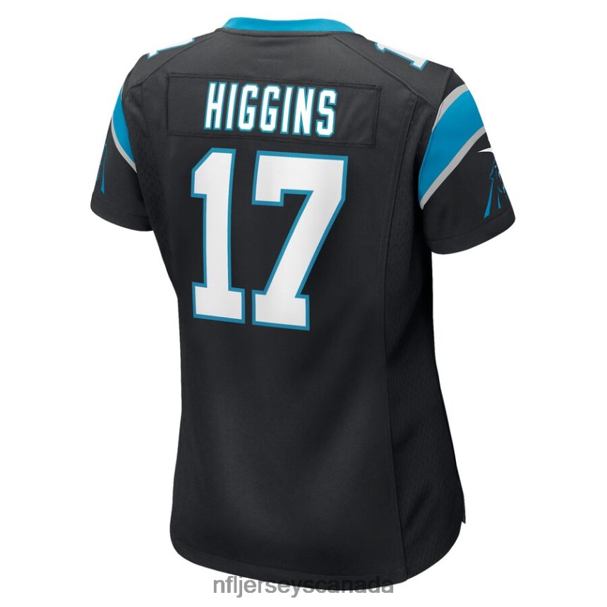 Women Carolina Panthers Rashard Higgins Nike Black Game Player Jersey Clothing NFL TBXFR65482