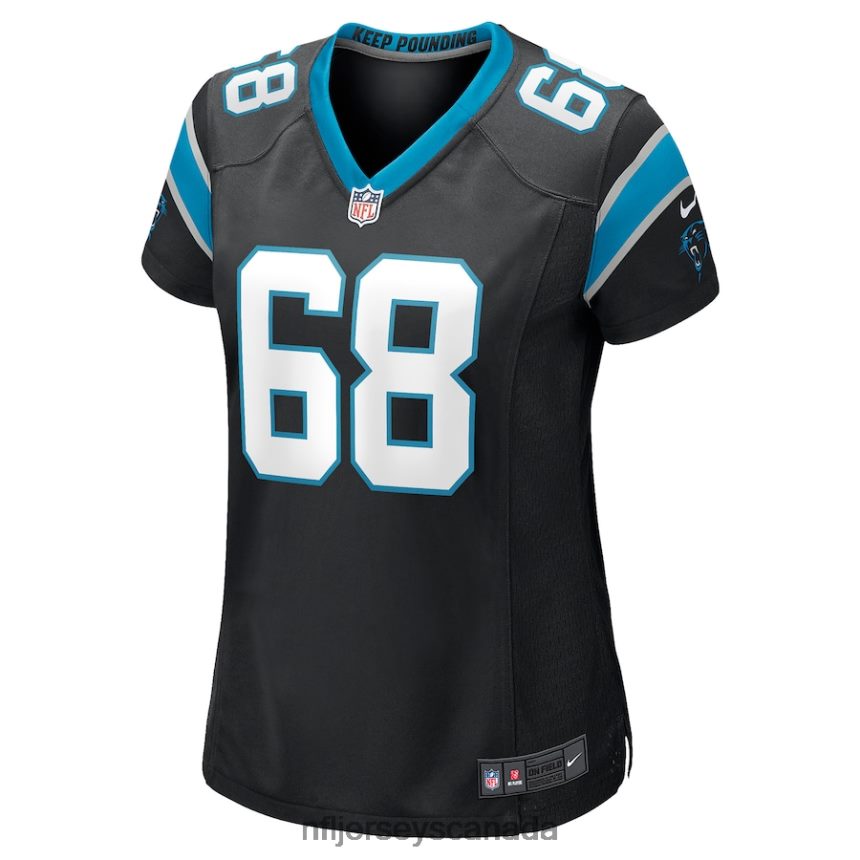 Women Carolina Panthers Sam Tecklenburg Nike Black Player Game Jersey Clothing NFL TBXFR65450