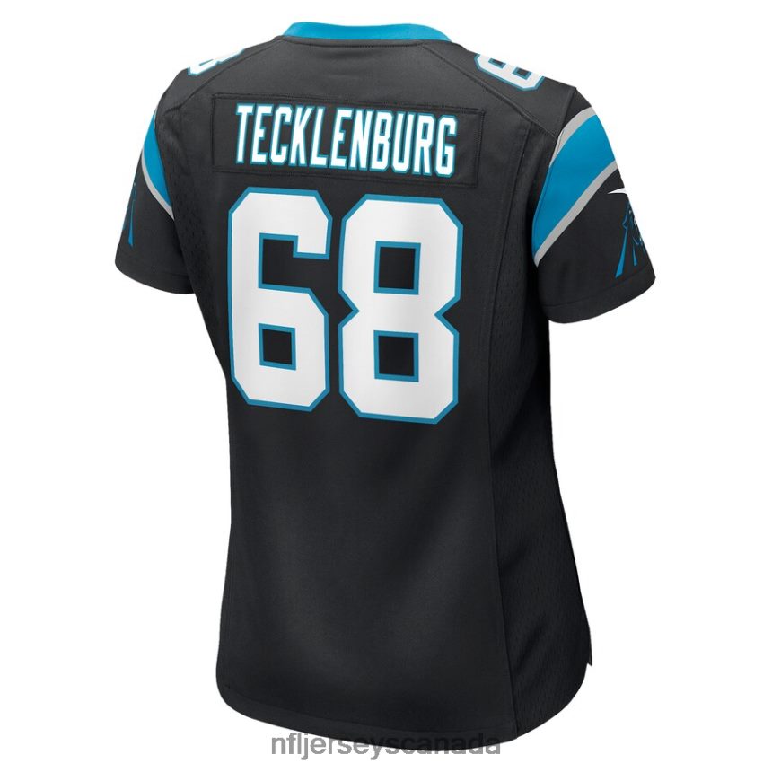 Women Carolina Panthers Sam Tecklenburg Nike Black Player Game Jersey Clothing NFL TBXFR65450