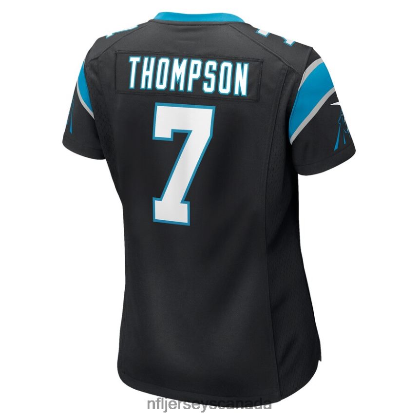 Women Carolina Panthers Shaq Thompson Nike Black Player Game Jersey Clothing NFL TBXFR64026