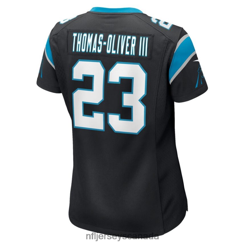 Women Carolina Panthers Stantley Thomas-Oliver III Nike Black Game Player Jersey Clothing NFL TBXFR64715