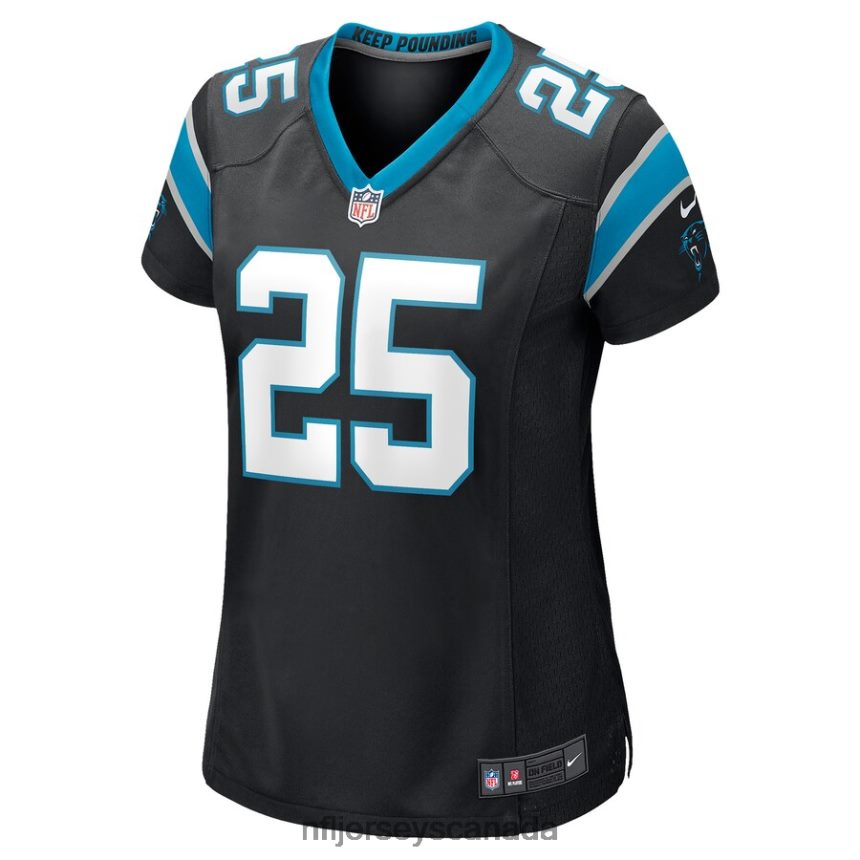 Women Carolina Panthers Xavier Woods Nike Black Game Jersey Clothing NFL TBXFR65442