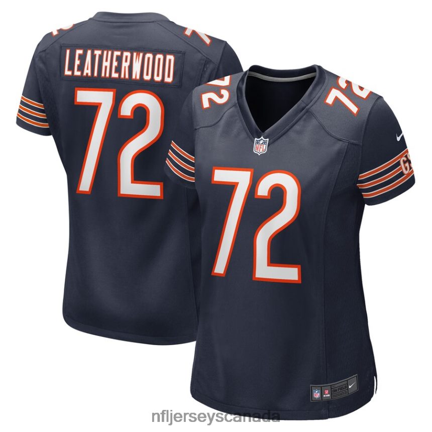 Women Chicago Bears Alex Leatherwood Nike Navy Game Player Jersey Clothing NFL TBXFR65816