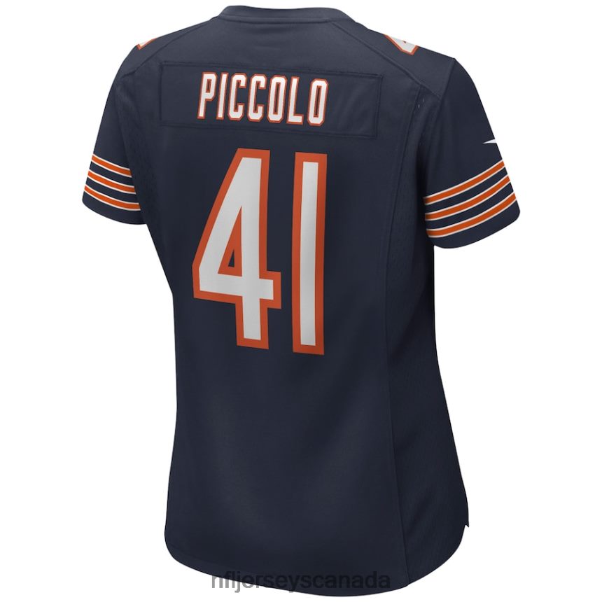Women Chicago Bears Brian Piccolo Nike Navy Game Retired Player Jersey Clothing NFL TBXFR63946