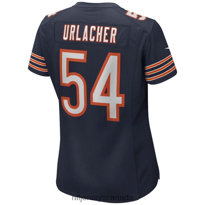 Women Chicago Bears Brian Urlacher Nike Navy Game Retired Player Jersey Clothing NFL TBXFR63310