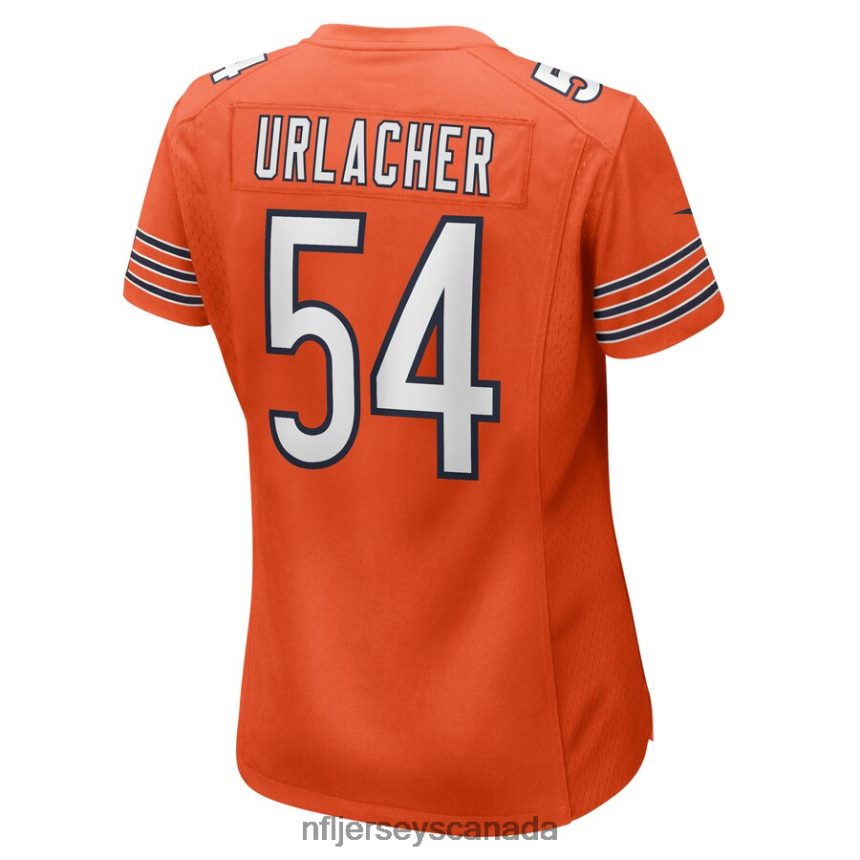 Women Chicago Bears Brian Urlacher Nike Orange Retired Player Jersey Clothing NFL TBXFR63539