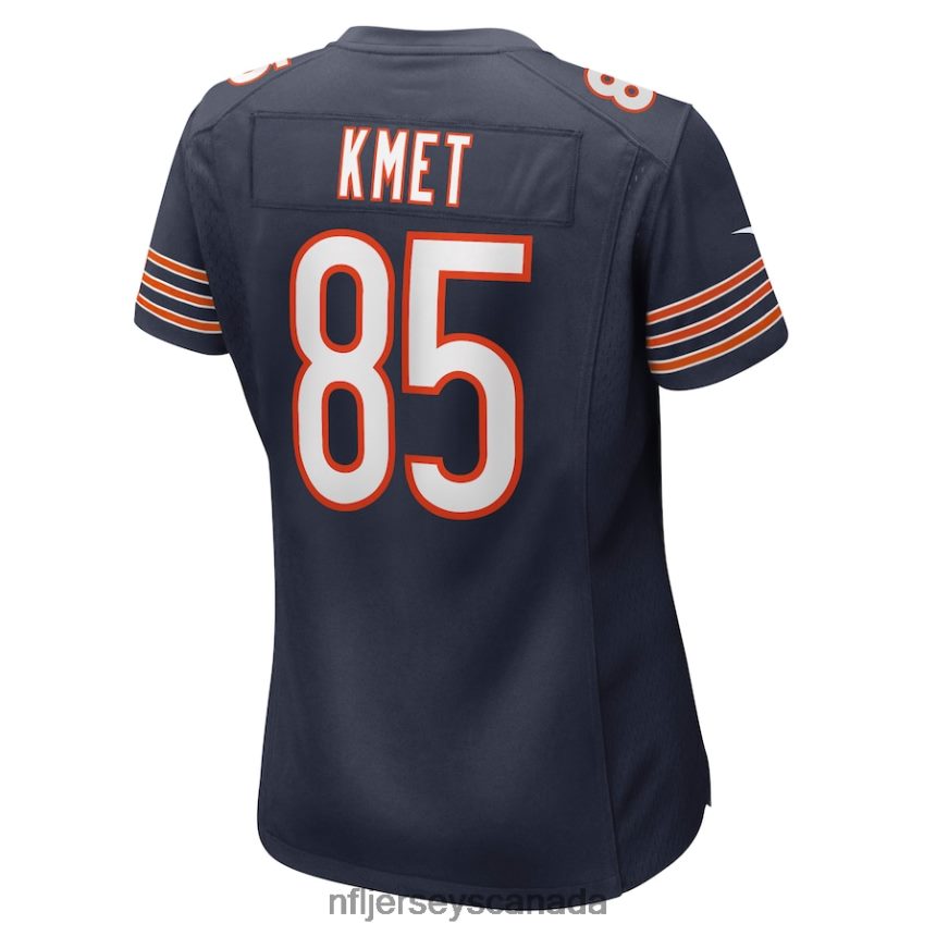 Women Chicago Bears Cole Kmet Nike Navy Game Jersey Clothing NFL TBXFR62121