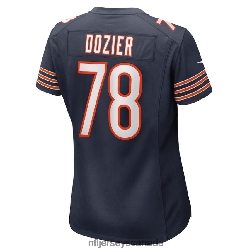 Women Chicago Bears Dakota Dozier Nike Navy Game Jersey Clothing NFL TBXFR66259