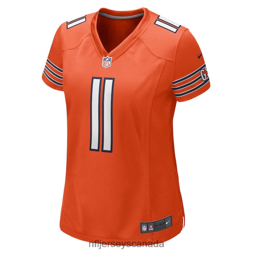 Women Chicago Bears Darnell Mooney Nike Orange Alternate Game Player Jersey Clothing NFL TBXFR65059