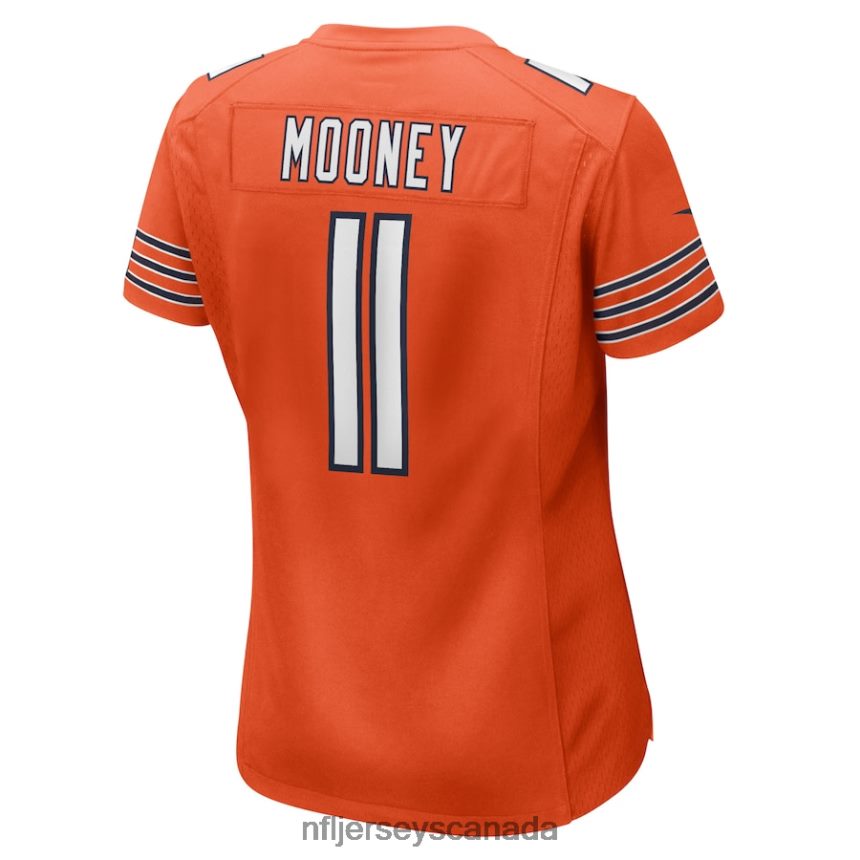 Women Chicago Bears Darnell Mooney Nike Orange Alternate Game Player Jersey Clothing NFL TBXFR65059
