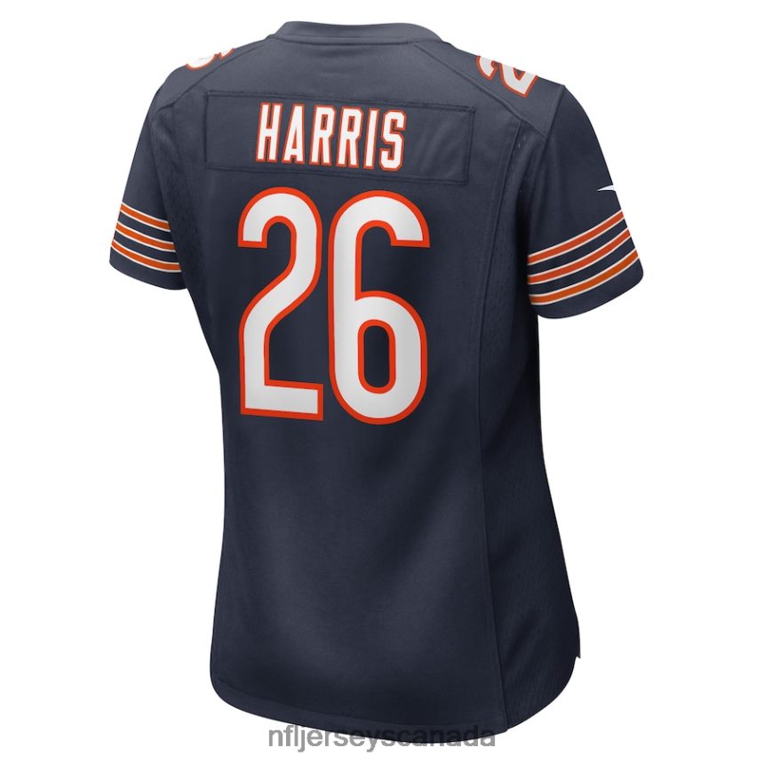 Women Chicago Bears Davontae Harris Nike Navy Game Player Jersey Clothing NFL TBXFR66566