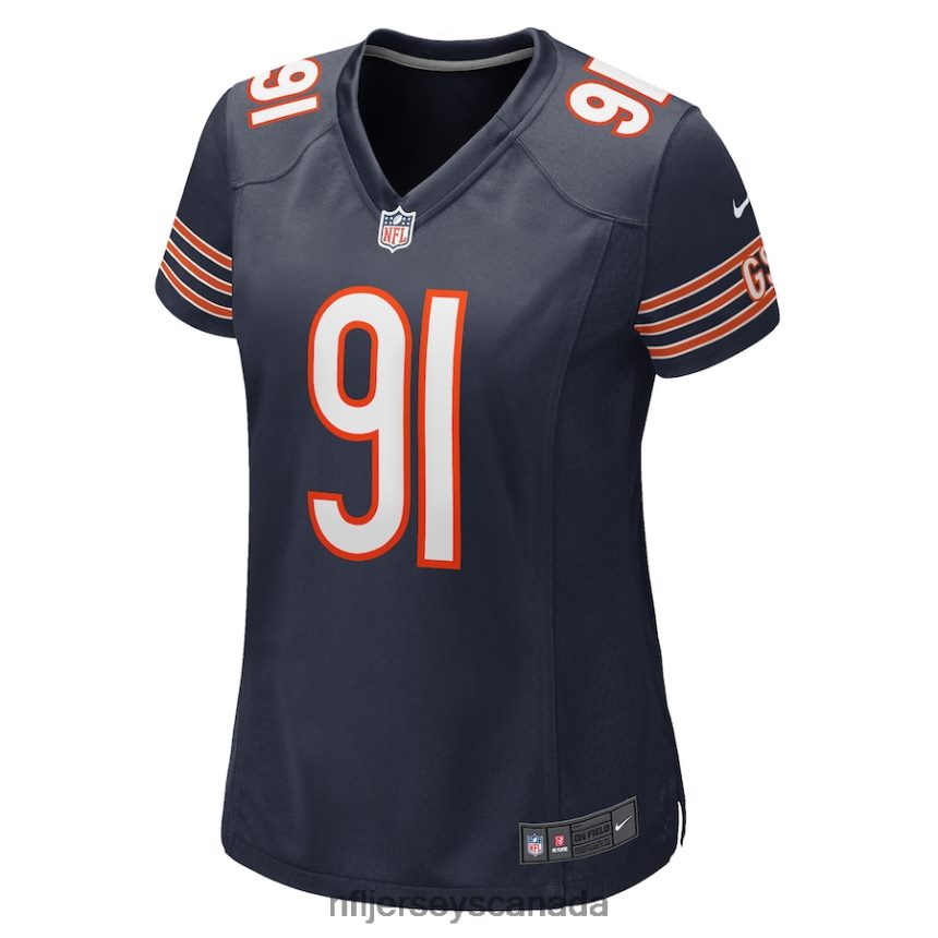 Women Chicago Bears Dominique Robinson Nike Navy Game Player Jersey Clothing NFL TBXFR66588