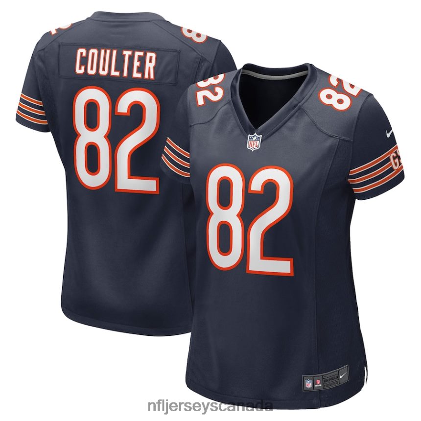 Women Chicago Bears Isaiah Coulter Nike Navy Game Jersey Clothing NFL TBXFR66849