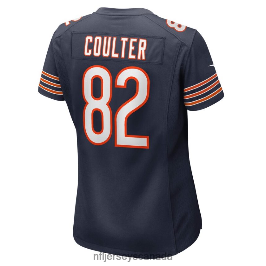 Women Chicago Bears Isaiah Coulter Nike Navy Game Jersey Clothing NFL TBXFR66849