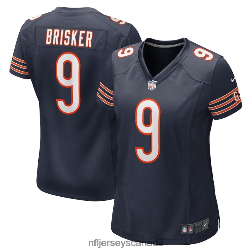 Women Chicago Bears Jaquan Brisker Nike Navy Game Player Jersey Clothing NFL TBXFR66477