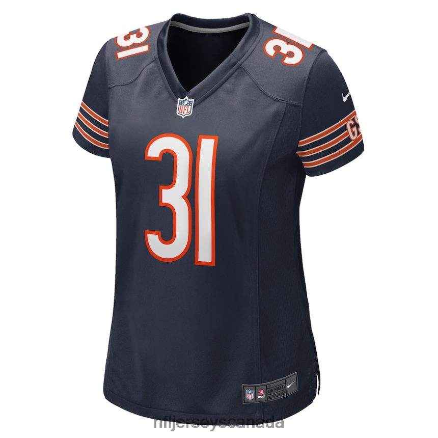 Women Chicago Bears Jaylon Jones Nike Navy Game Player Jersey Clothing NFL TBXFR65621