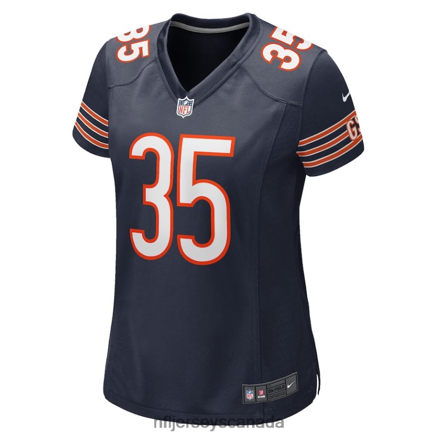 Women Chicago Bears Khari Blasingame Nike Navy Game Player Jersey Clothing NFL TBXFR66926