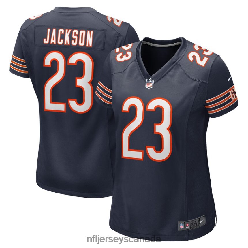 Women Chicago Bears Lamar Jackson Nike Navy Game Player Jersey Clothing NFL TBXFR66086