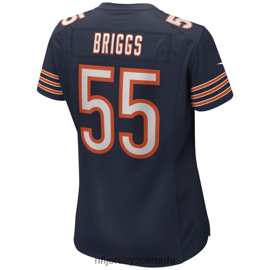 Women Chicago Bears Lance Briggs Nike Navy Game Retired Player Jersey Clothing NFL TBXFR65711
