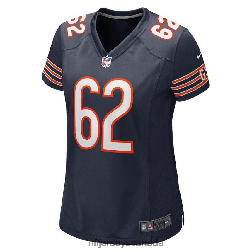 Women Chicago Bears Lucas Patrick Nike Navy Game Jersey Clothing NFL TBXFR65685