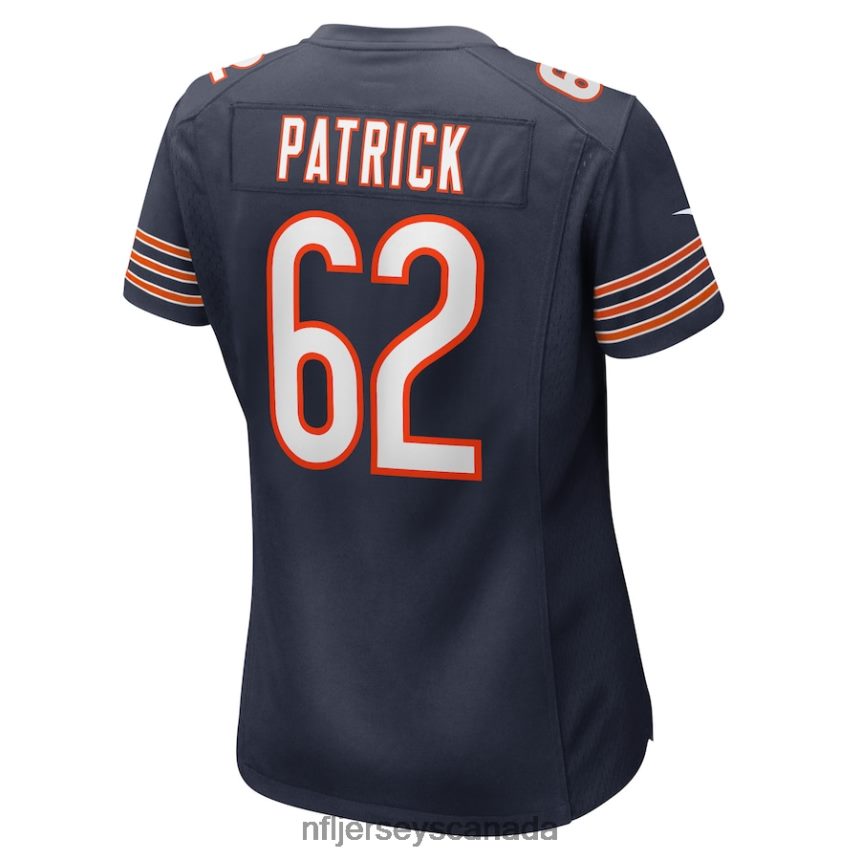 Women Chicago Bears Lucas Patrick Nike Navy Game Jersey Clothing NFL TBXFR65685