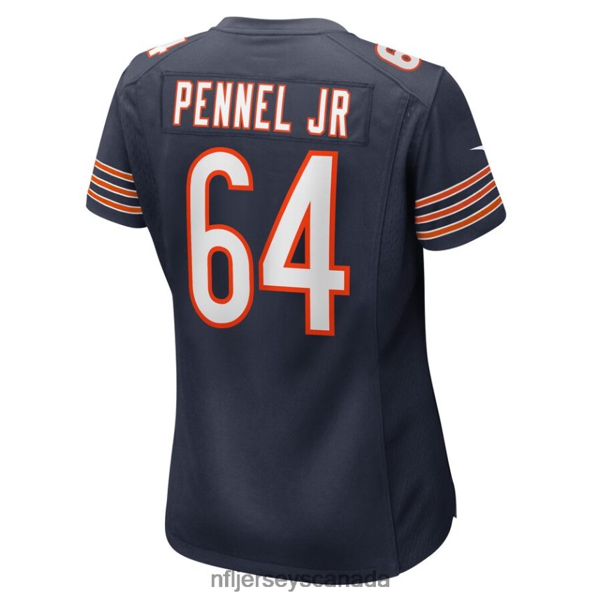 Women Chicago Bears Mike Pennel Jr Nike Navy Game Player Jersey Clothing NFL TBXFR65172