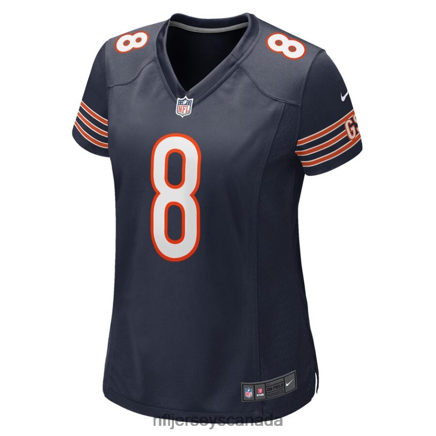 Women Chicago Bears N\Keal Harry Nike Navy Game Player Jersey Clothing NFL TBXFR65632