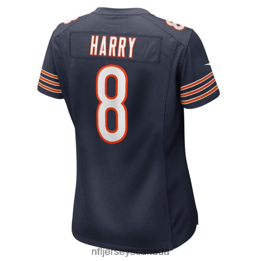 Women Chicago Bears N\Keal Harry Nike Navy Game Player Jersey Clothing NFL TBXFR65632