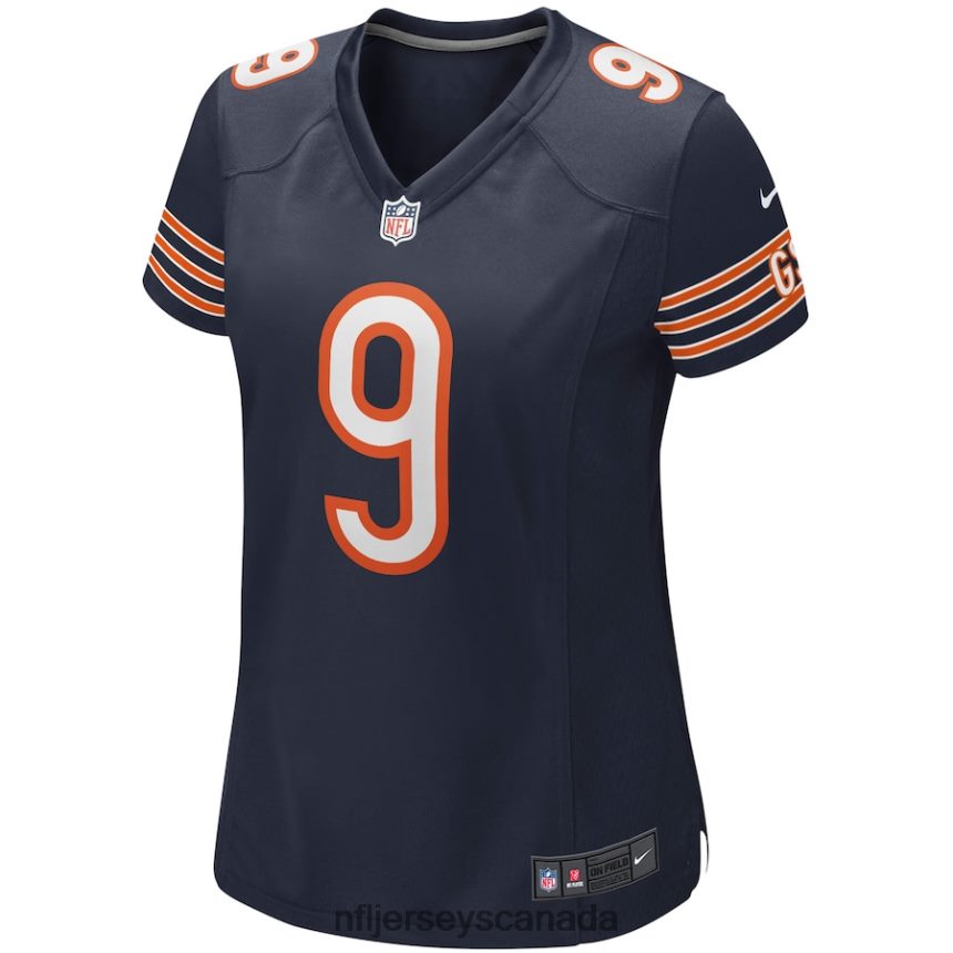 Women Chicago Bears Nick Foles Nike Navy Game Jersey Clothing NFL TBXFR62610