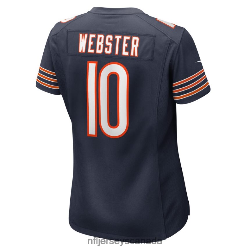 Women Chicago Bears Nsimba Webster Nike Navy Game Player Jersey Clothing NFL TBXFR65638