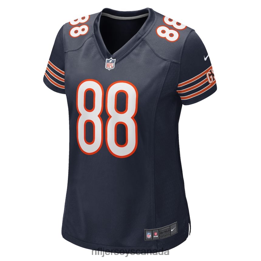 Women Chicago Bears Tajae Sharpe Nike Navy Game Player Jersey Clothing NFL TBXFR66755