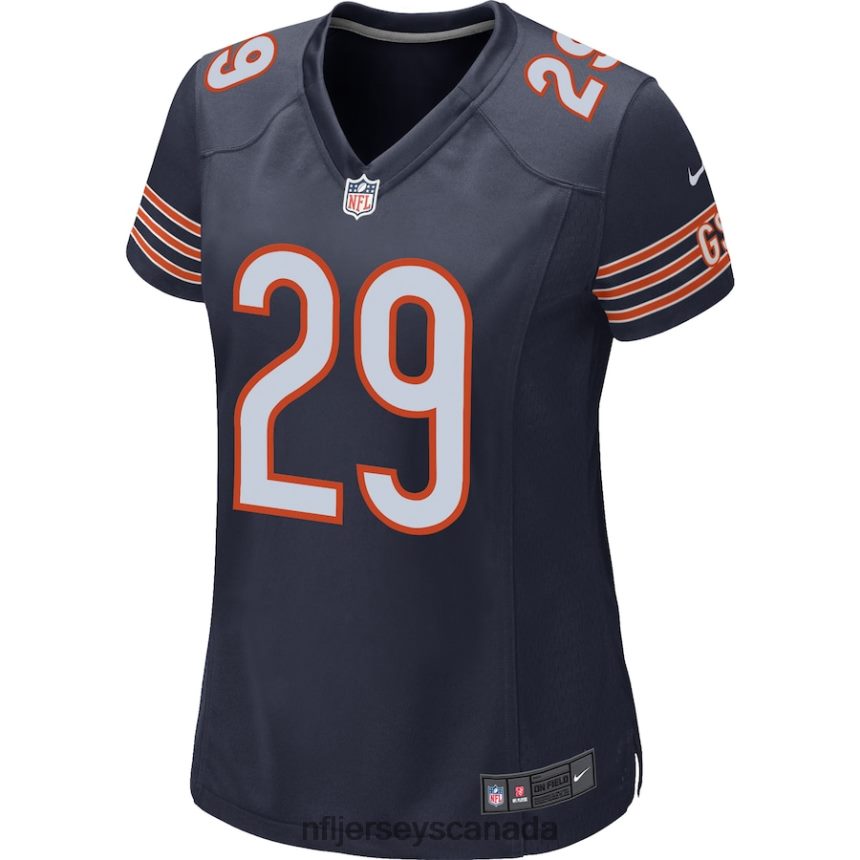 Women Chicago Bears Tarik Cohen Nike Navy Game Player Jersey Clothing NFL TBXFR65488