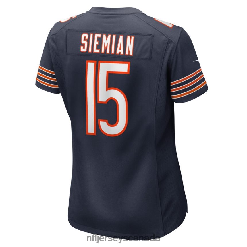 Women Chicago Bears Trevor Siemian Nike Navy Game Player Jersey Clothing NFL TBXFR67062