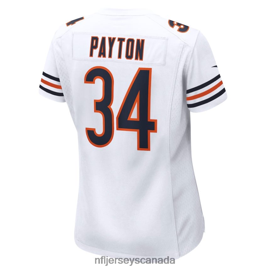 Women Chicago Bears Walter Payton Nike White Retired Game Jersey Clothing NFL TBXFR61666