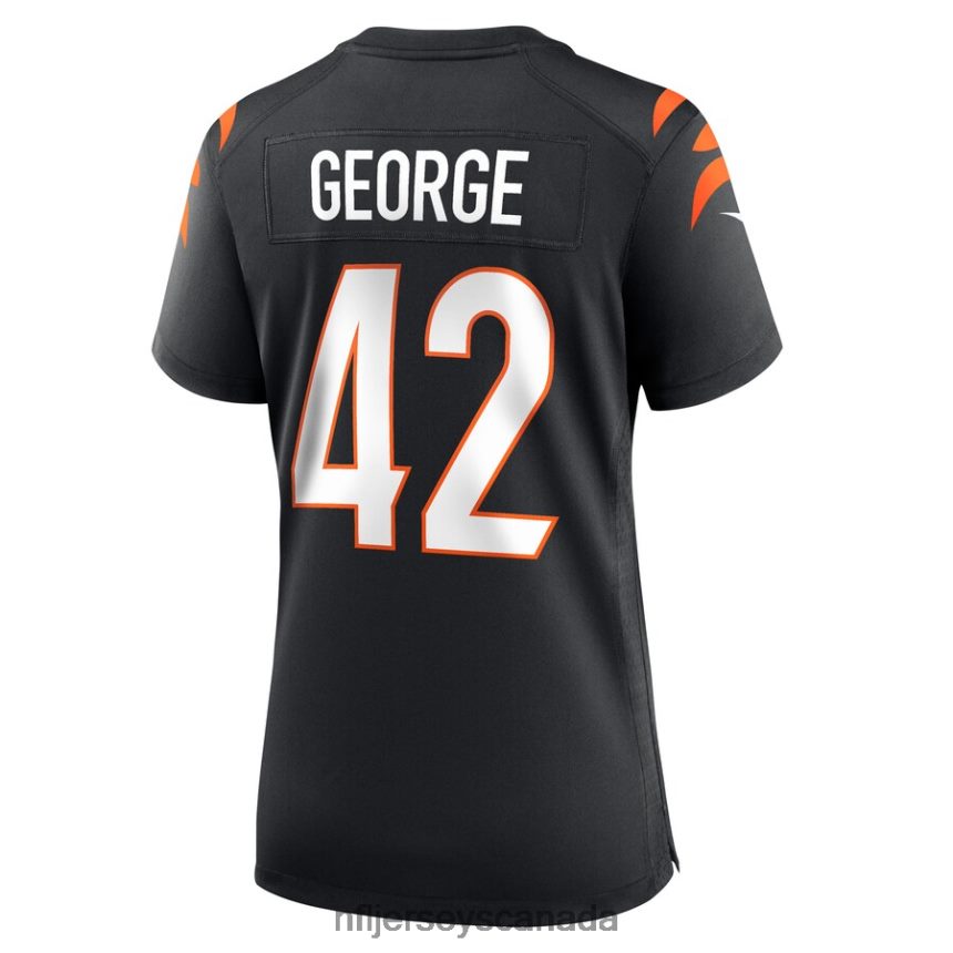 Women Cincinnati Bengals Allan George Nike Black Game Player Jersey Clothing NFL TBXFR64996