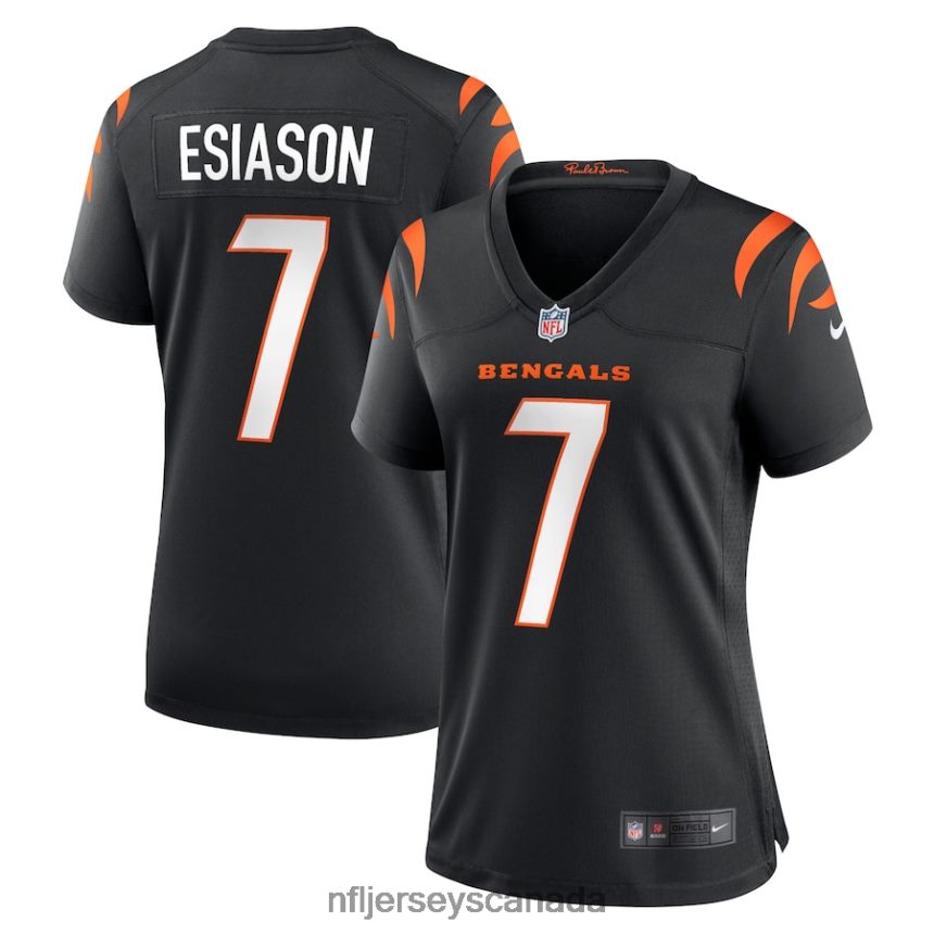 Women Cincinnati Bengals Boomer Esiason Nike Black Retired Player Jersey Clothing NFL TBXFR67081