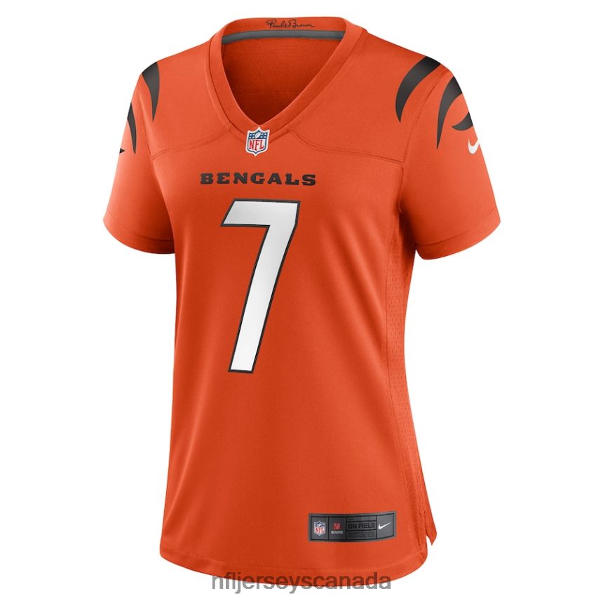 Women Cincinnati Bengals Boomer Esiason Nike Orange Retired Game Jersey Clothing NFL TBXFR65304