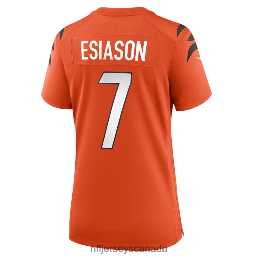 Women Cincinnati Bengals Boomer Esiason Nike Orange Retired Game Jersey Clothing NFL TBXFR65304