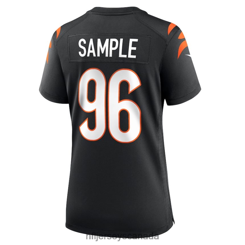 Women Cincinnati Bengals Cam Sample Nike Black Game Jersey Clothing NFL TBXFR66840