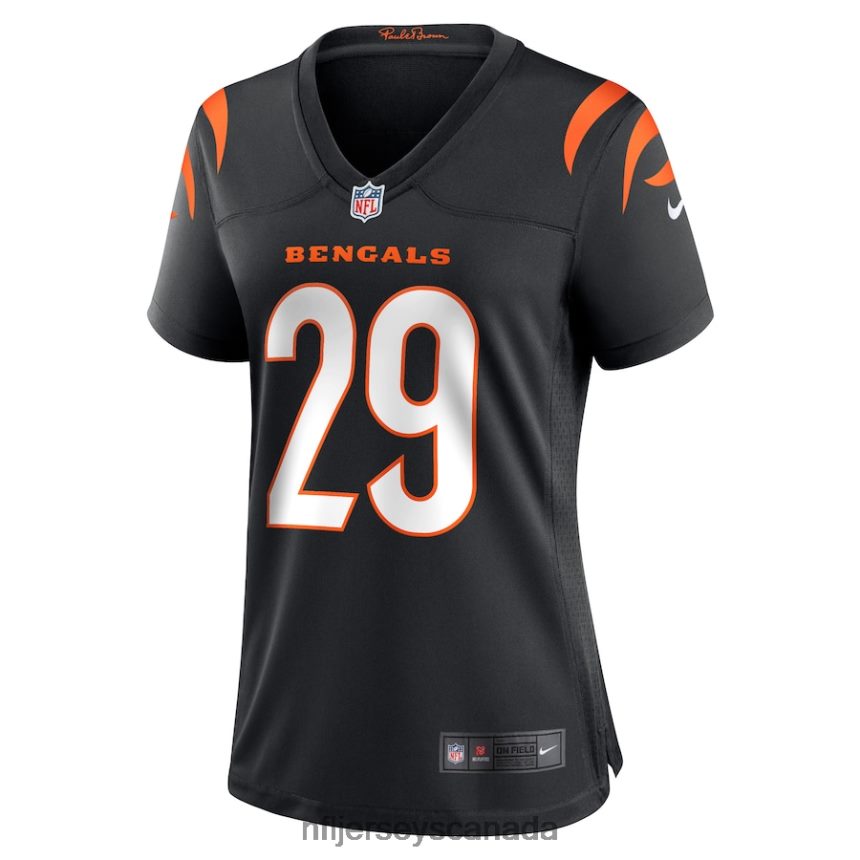 Women Cincinnati Bengals Cam Taylor-Britt Nike Black Game Player Jersey Clothing NFL TBXFR64218