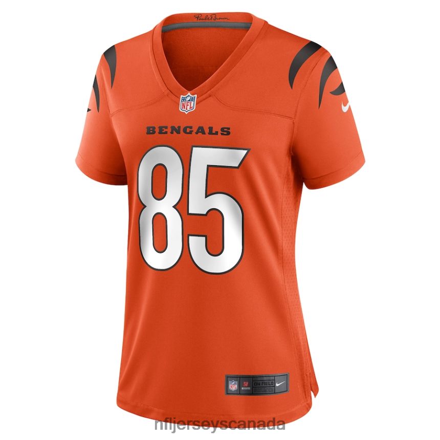 Women Cincinnati Bengals Chad Johnson Nike Orange Retired Game Jersey Clothing NFL TBXFR65216