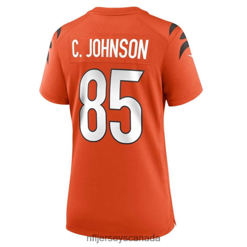 Women Cincinnati Bengals Chad Johnson Nike Orange Retired Game Jersey Clothing NFL TBXFR65216