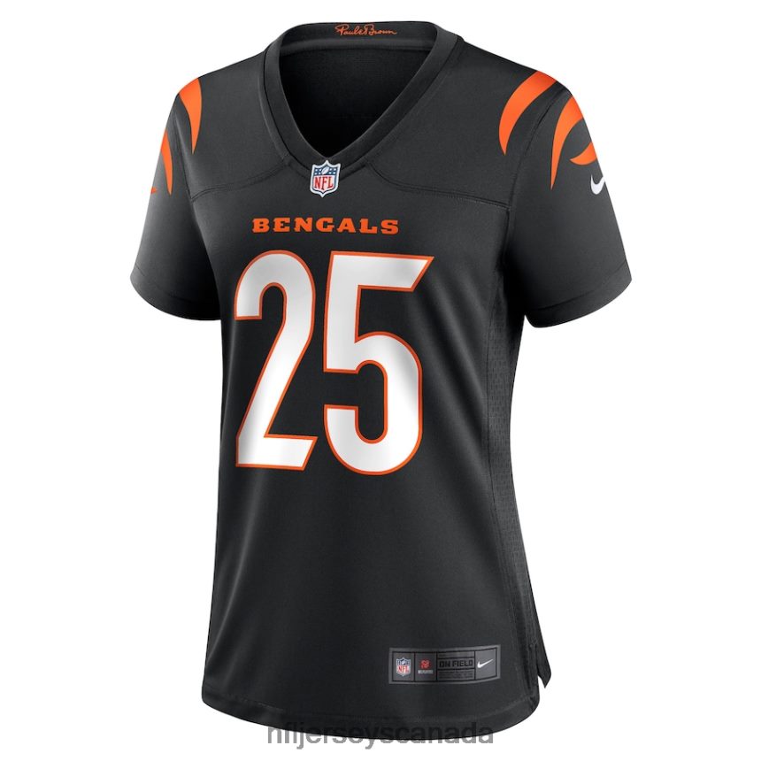 Women Cincinnati Bengals Chris Evans Nike Black Game Jersey Clothing NFL TBXFR66473