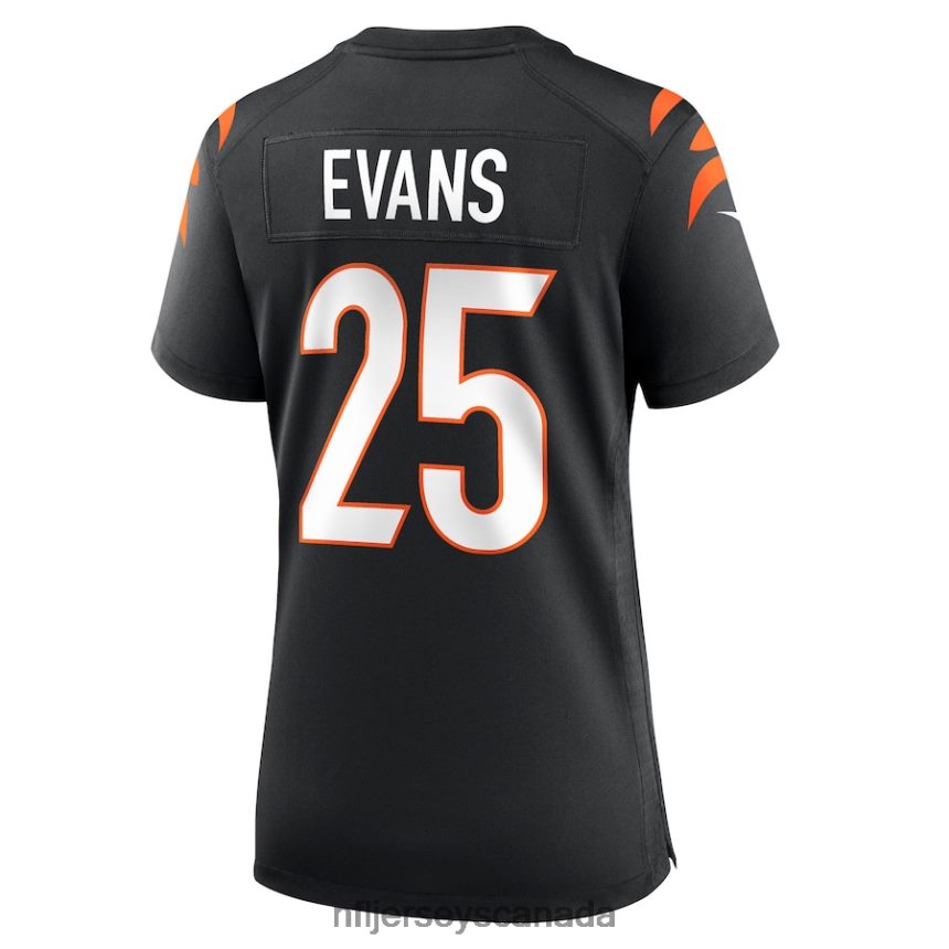 Women Cincinnati Bengals Chris Evans Nike Black Game Jersey Clothing NFL TBXFR66473