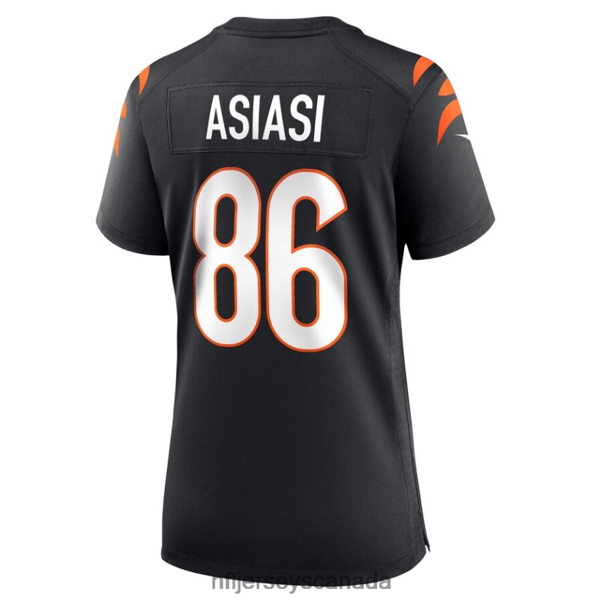Women Cincinnati Bengals Devin Asiasi Nike Black Game Player Jersey Clothing NFL TBXFR66557