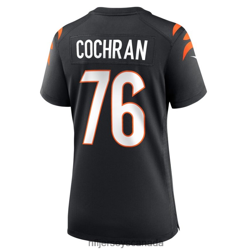 Women Cincinnati Bengals Devin Cochran Nike Black Game Player Jersey Clothing NFL TBXFR65902