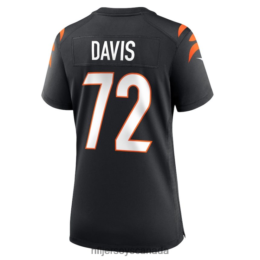 Women Cincinnati Bengals Domenique Davis Nike Black Game Player Jersey Clothing NFL TBXFR66554