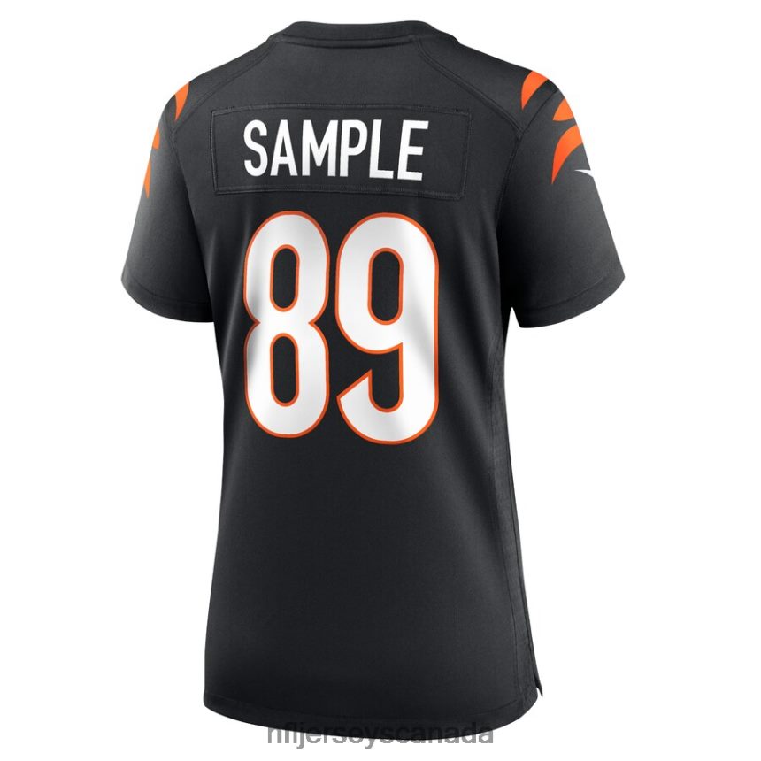Women Cincinnati Bengals Drew Sample Nike Black Game Jersey Clothing NFL TBXFR65840